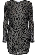 Leona Langes Kleid | Schwarz Silber Leo