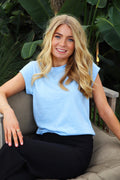 Ulla T-Shirt | Babyblau