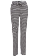 Natalia Straight Pants | Marine Creme S Streifen