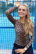 Mesh Ls T-Shirt | Lux Leo Cobolt Herz