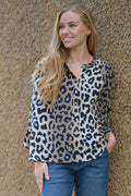 Sonna Bluse 3/4 | Leopard