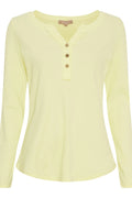 Magali Ls Tee | Gelb