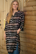 Frederikke Kleid 3/4 | Taupe