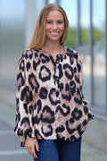 Sonna Bluse | Leopard