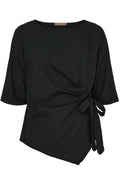 Marcella Bluse | Nero | Bluse von Marta du Chateau