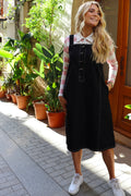 Asta Overall Spencer | Schwarzer Denim