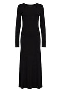 Natalia Ls Langes Kleid | Schwarz