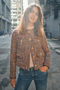 Flora Tex Jacke | Granatrot