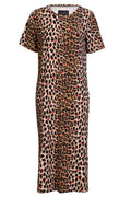 Alma T-Shirt Kleid | Lux Leo Rotes Herz