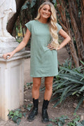 Ulla T-Shirt-Kleid | Dusty Light Army
