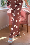 Mabel Hose | Mocca Dot | Buch aus schwarzer Farbe