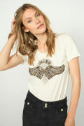 Nadine O-Ss Deco Tee | Ecru