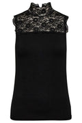 Lisa Spitzentop | Schwarz