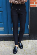 Henne Zip Hose | Schwarz