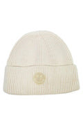Smiley Face Beanie | Ecru