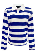 Poloshirt Ls | Colbolt Weiß Gestreift