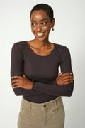 Elaine O-Ls Seamless Tee | Phantom