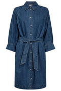 Delina Denim SS Kleid 36451 | Dunkler Denim