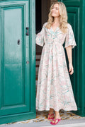 Cassandra Kleid | Off White Rose