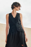 Daima Brodie Top | Schwarz
