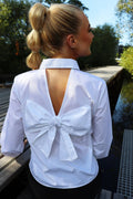 Bobo Ls Bow Shirt | Weiß