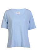 Ulla Ss Vneck Tshirt | Baby Blau