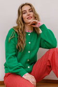 Bella Strickjacke | Grün