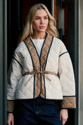 Gerdi Solid Steppjacke | Creme