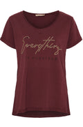 Lillian T-Shirt | Wein | T-Shirt von Marta du Chateau