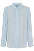 Mollie Shirt | Celeste Stripe