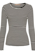 Jonesizeiane Ls Tee | Schwarzer Greggio