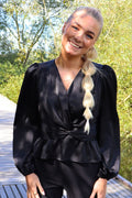 Tiki Ls Twist Bluse | Schwarz