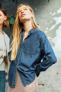 Lisea Hemd 204825 | Dunkelblauer Denim