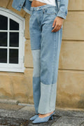 Relee Block Jeans Regular | Regular Mittelblau
