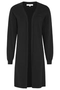 Epira Langer Cardigan Strick | Schwarz
