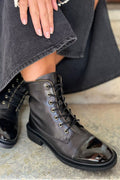 Mode- und Wanderstiefel | Blackpatent
