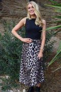Alma Loose Skirt | Big Lux Leo Fossil