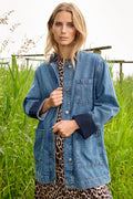 Nanna Jacke | Mittelblauer Denim