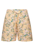Alma Shorts | Gelbgrüne Blume