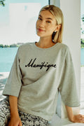 Kassy Pullover 205723 | Hellgrau Melange Schwarz