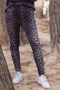 Alma Hose (Fleece) | Dunkelbraun Lux Leo