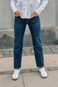 Cecilia Cover Lange Jeans | Blauer Denim