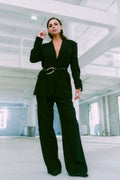 Schneiderjacke | Schwarz Solid