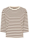 Brooklyn-T-Shirt | Beige/Moro | T-Shirt von Marta du Chateau