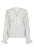 Aminea Rüschenbluse | Weiß