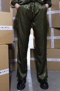 Silja Hose | Army Gold Nadelstreifen