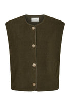 Mariko Teddy Vest | Army | Vest fra Neo Noir