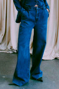 Weite Jeanshose 204968 | Denimblau