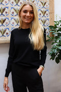 Vivi Ls Pullover | Schwarz