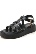 Plateau-Sandalen | Schwarz